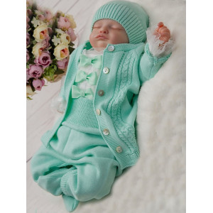 Вязаный набор Крокус тиффани