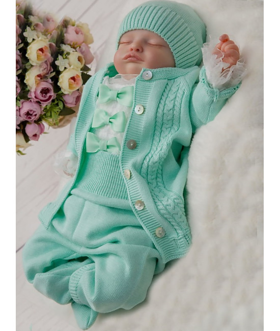 Вязаный набор Крокус тиффани