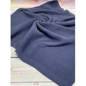 Вязаный плед Кукуруза ежевика