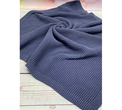 Вязаный плед Кукуруза ежевика