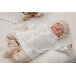 Вязаный костюм Лали крем-брюле