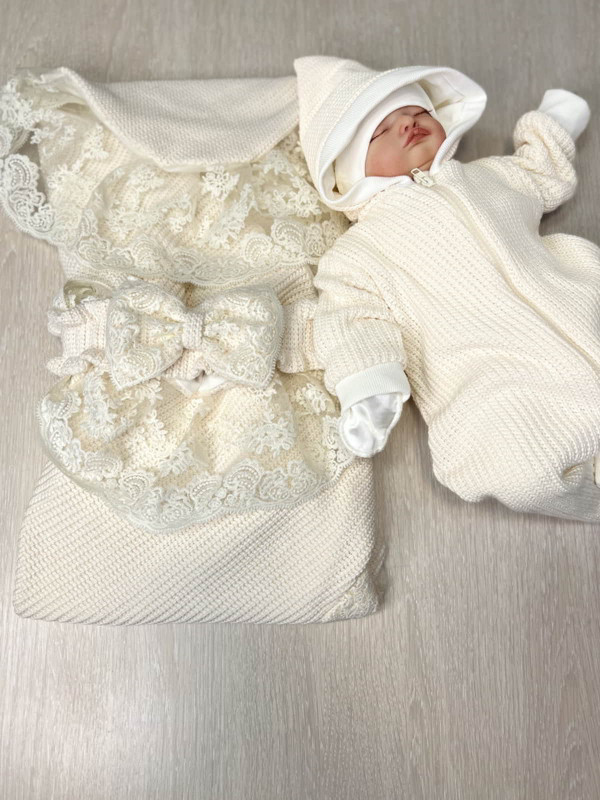 Летний комплект Лотос молочный