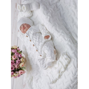 Комплект на выписку для новорожденного Остин белый