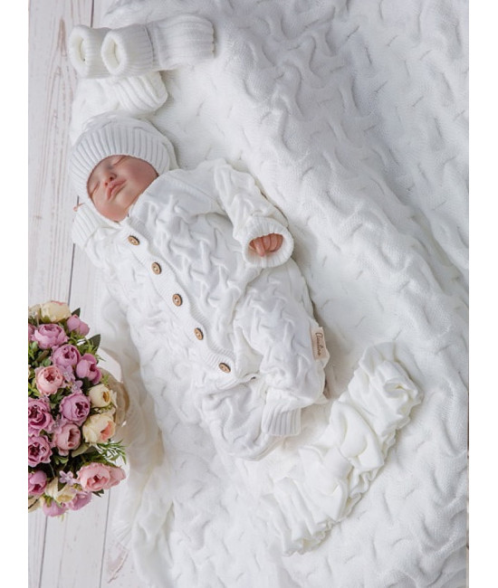 Комплект на выписку для новорожденного Остин белый