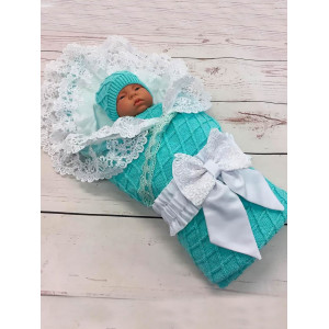 Вязаный комплект Пахлава тиффани