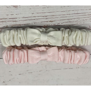 Вязаный плед для новорожденных Капелька с кружевом светло-розовый