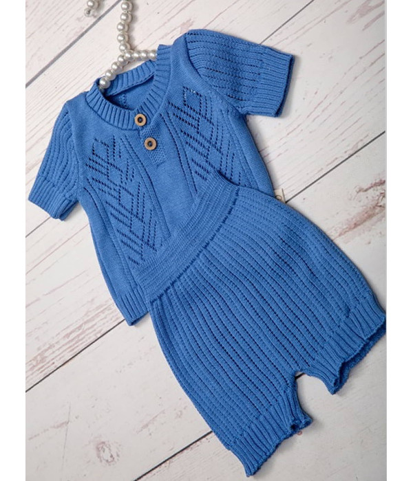 Летний вязаный комплект Росинка парламент