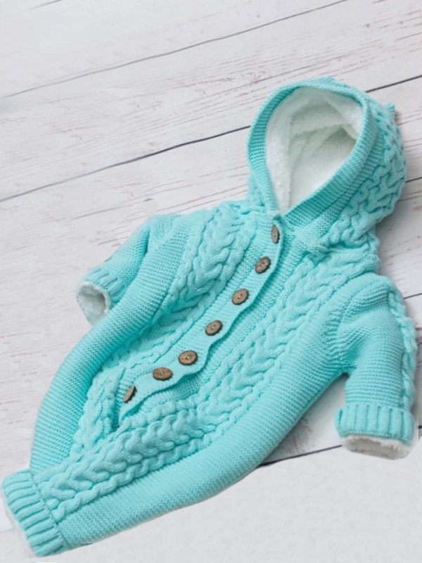 Вязаный комбинезон на подкладе Рози тиффани