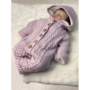 Вязаный комбинезон Рози лиловый