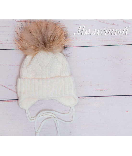 Конверт для новорожденного Пуф-Бараш молочный