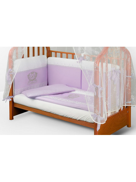 Комплект в кроватку для новорожденного АВ E-Royal сирень