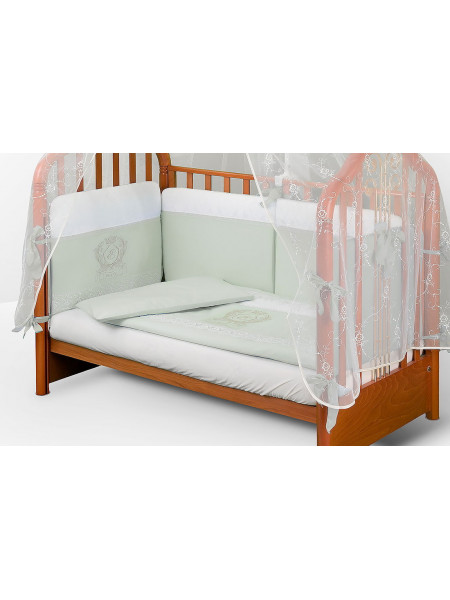 Комплект в кроватку для новорожденного АВ E-Royal фисташка