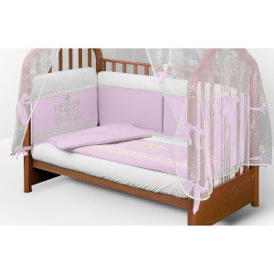 Комплект в кроватку АВ Красивая карета сирень