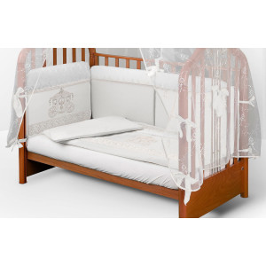 Комплект в кроватку АВ Красивая карета белый