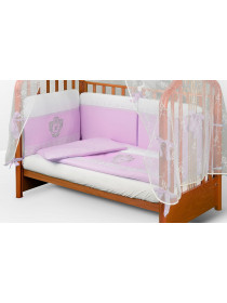 Комплект в кроватку для новорожденного АВ R-Royal сирень