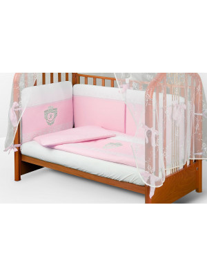 Комплект в кроватку AB R-Royal розовый
