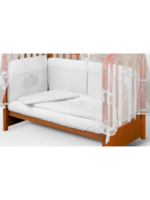 Комплект в кроватку для новорожденного АВ Royal белый