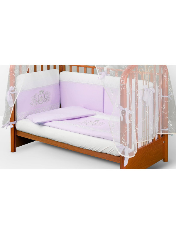 Комплект в кроватку AB Royal сирень