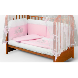 Комплект в кроватку АВ Royal розовый