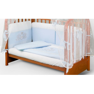 Комплект в кроватку для новорожденного АВ Royal голубой