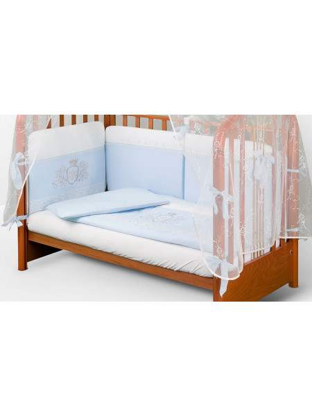 Комплект в кроватку для новорожденного АВ Royal голубой