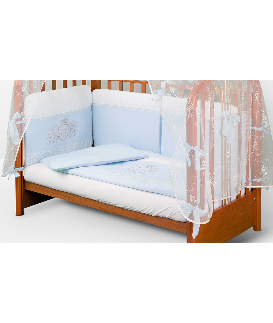 Комплект в кроватку для новорожденного АВ Royal голубой