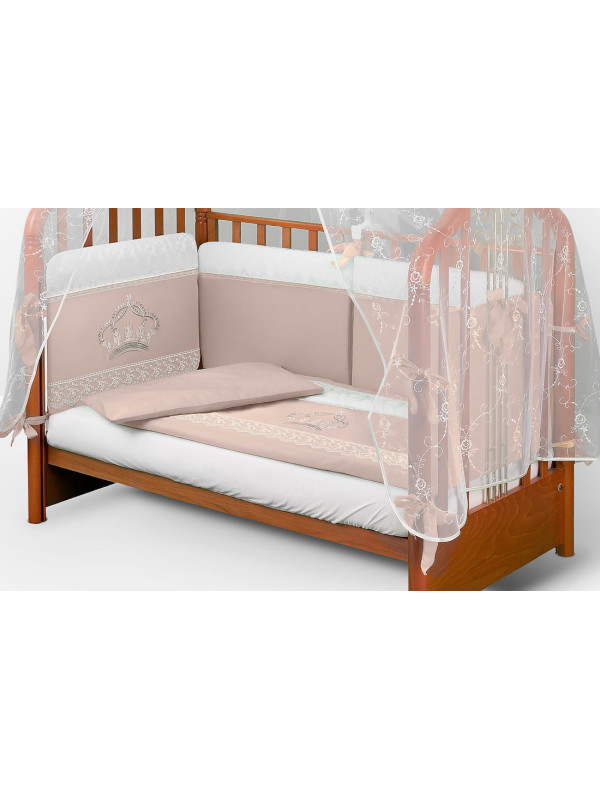 Комплект в кроватку AB Русская корона какао