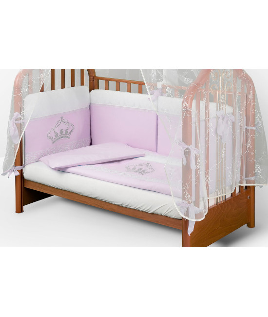 Комплект в кроватку АВ Русская корона сирень