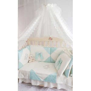 Комплект в кроватку Софт Alicia ментол