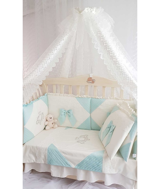 Комплект в кроватку Софт Alicia ментол
