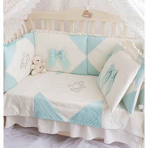 Комплект в кроватку Софт Alicia ментол