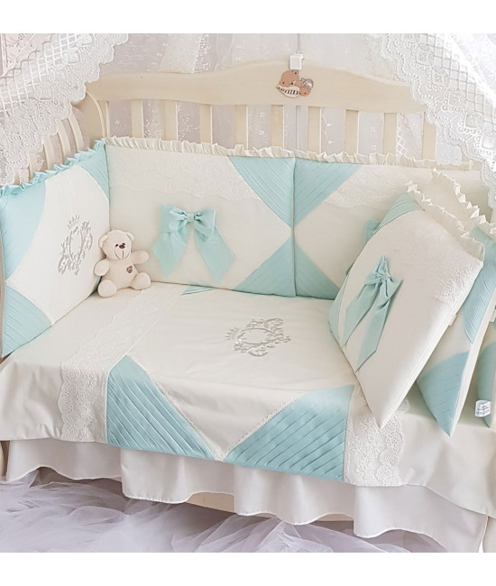 Комплект в кроватку Софт Alicia ментол
