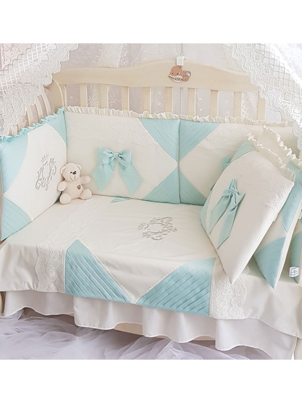 Комплект в кроватку Софт Alicia ментол