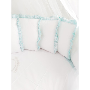 Комплект в круглую кроватку Amanda ментол