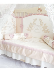 Комплект в кроватку Софт Angelica персик