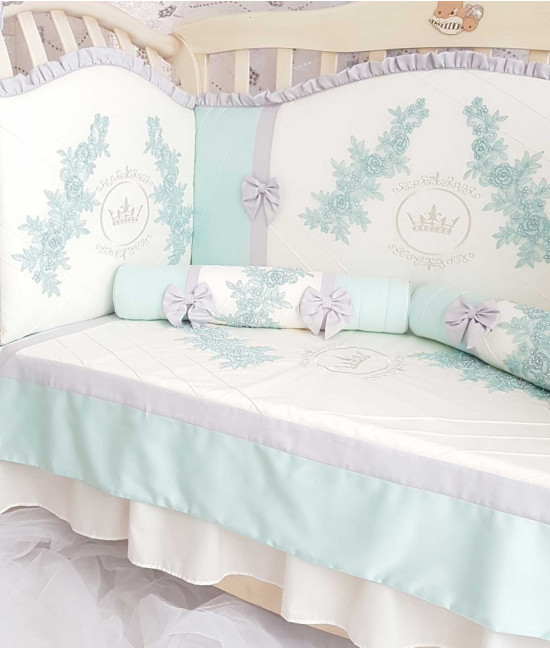 Комплект в кроватку Софт Angelica ментол