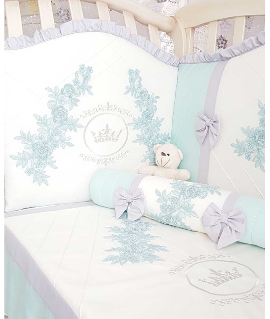 Комплект в кроватку Софт Angelica ментол