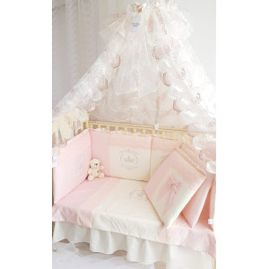 Комплект в кроватку Софт Areseli нежно-розовый