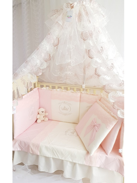 Комплект в кроватку Софт Areseli нежно-розовый