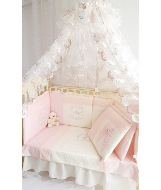 Комплект в кроватку Софт Areseli нежно-розовый