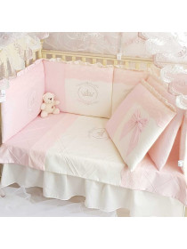 Комплект в кроватку Софт Areseli нежно-розовый