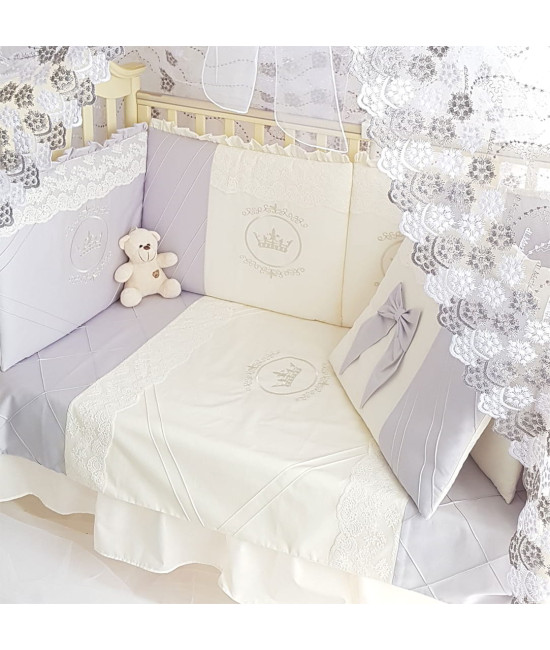 Комплект в кроватку Софт Areseli серый