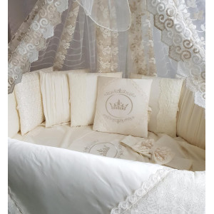 Универсальный комплект в кроватку Benita крем