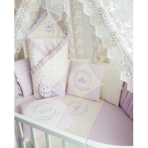 Универсальный комплект в кроватку Benita Лайт сирень