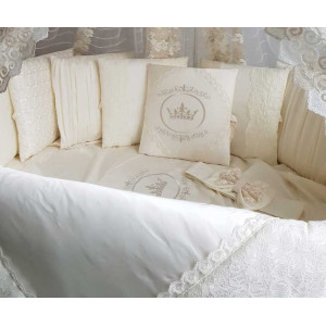 Универсальный комплект в кроватку Benita крем