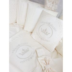 Универсальный комплект в кроватку Benita крем