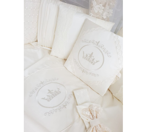 Комплект в круглую кроватку Benita light крем