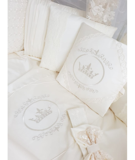 Универсальный комплект в кроватку Benita крем