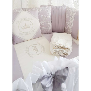 Универсальный комплект в кроватку Benita Лайт сирень