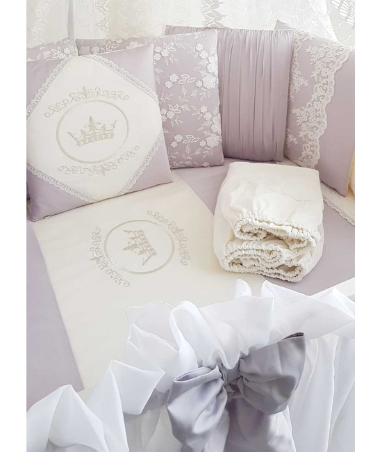 Универсальный комплект в кроватку Benita Лайт сирень